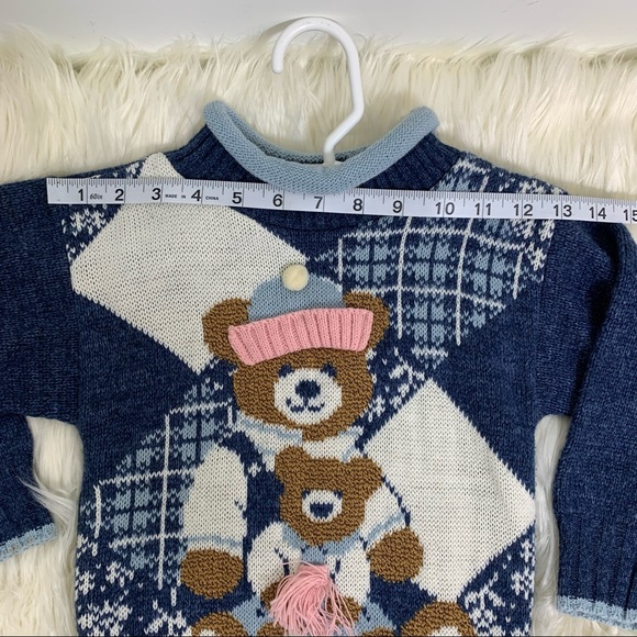 Children’s Bear Vintage holiday sweater - Picture 6 of 6